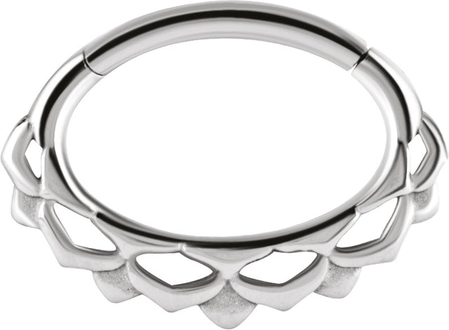 SS 316 HINGED SEPTUM & DAITH CLICKERS 1,2x6mm mod.9