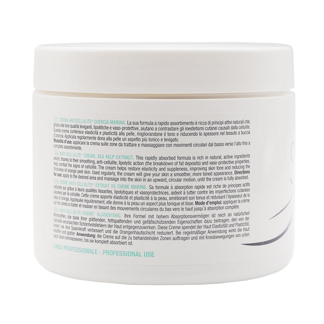 Crema reductora de celulitis con extracto de Quercia Marina 500ml