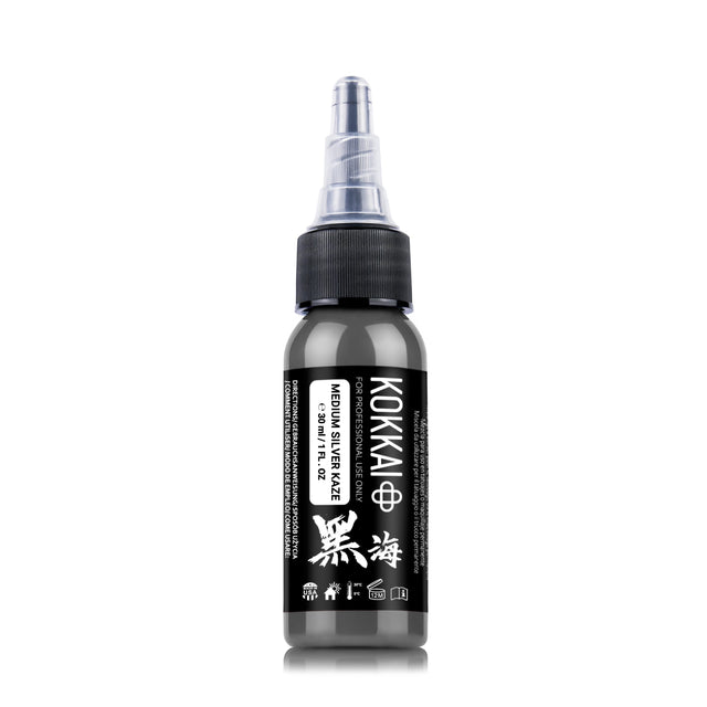 Tinta Kokkai Ink Reach 30ml - Medium Silver Kaze