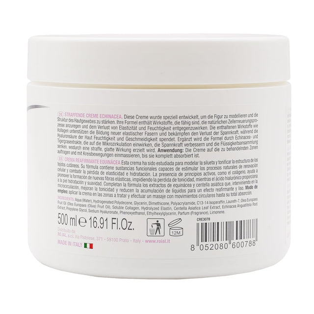 Crema reafirmante con extracto de equinácea 500ml