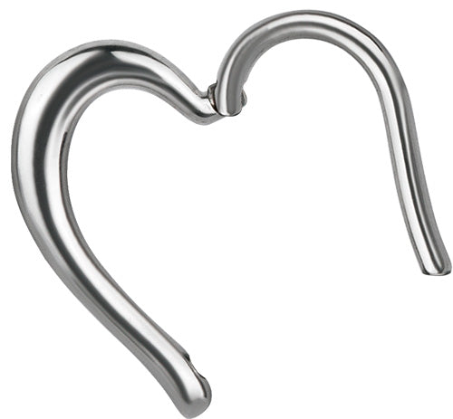 SS 316 HINGED HEART RING