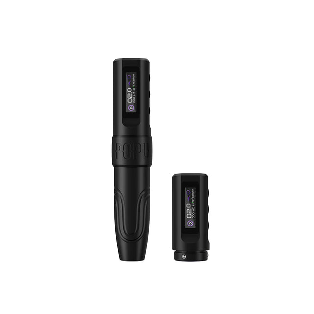 Dermografo inalámbrico Popu Mini Diva de 3,0 mm de trazo - Negro