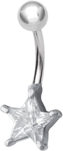 SS 316 BANANA WITH 8mm PRONG SET JEWEL 1,6x10mm WH