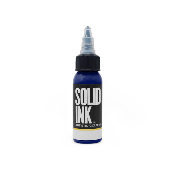 Tinta Dark Blue (30ml) - Solid Artistic Color - NO PARA USO EN PIEL HUMANA