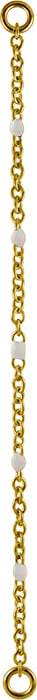 GD 316 CONNECTING CHAINS - ENAMEL WH