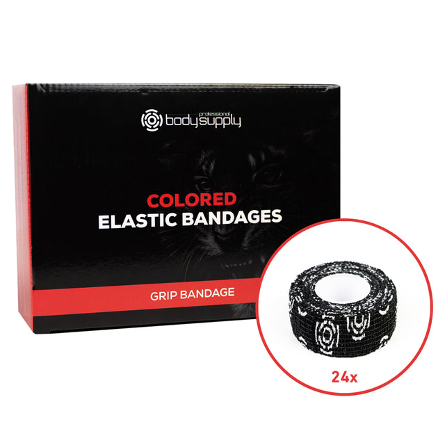 Vendaje para Grip BodySupply 2,5 cm x 4,5 m - 24 uds