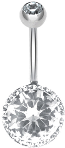 SS 316 BANANA SET W. PREMIUM CRYSTALS 1,6x10mm CR