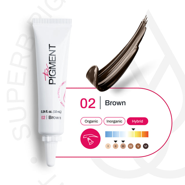 Pigmento para Microblading - Brown 2 - 10ml