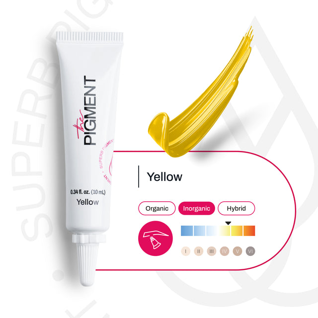 Pigmento para Microblading - Yellow - 10ml