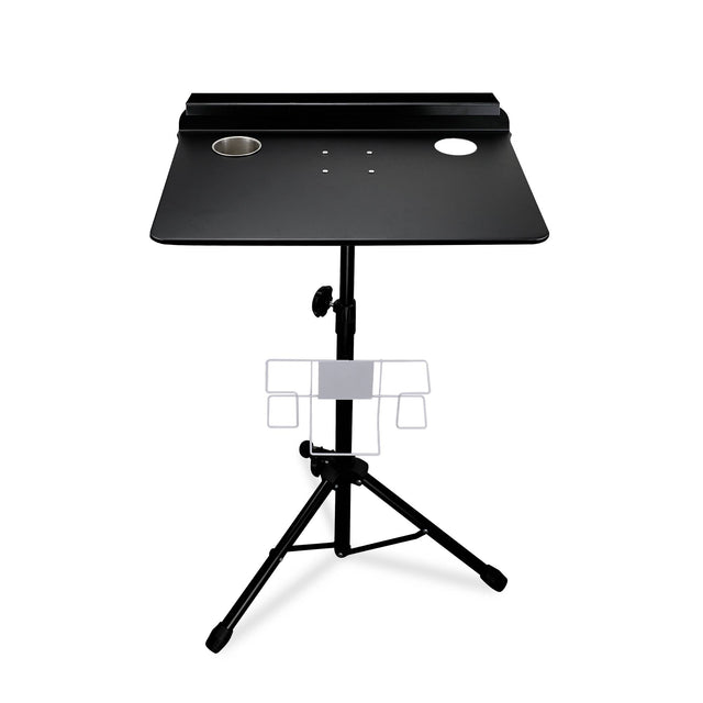 Mesa de trabajo para tatuajes (35 x 50 cm) - altura ajustable - Negra