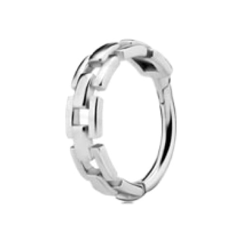 SS 316 HINGED RING (CHAIN STYLE) 1,2x12mm