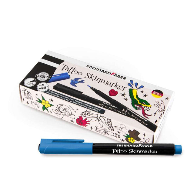 Rotulador para Tattoo Skin Marker 10pcs - Azul