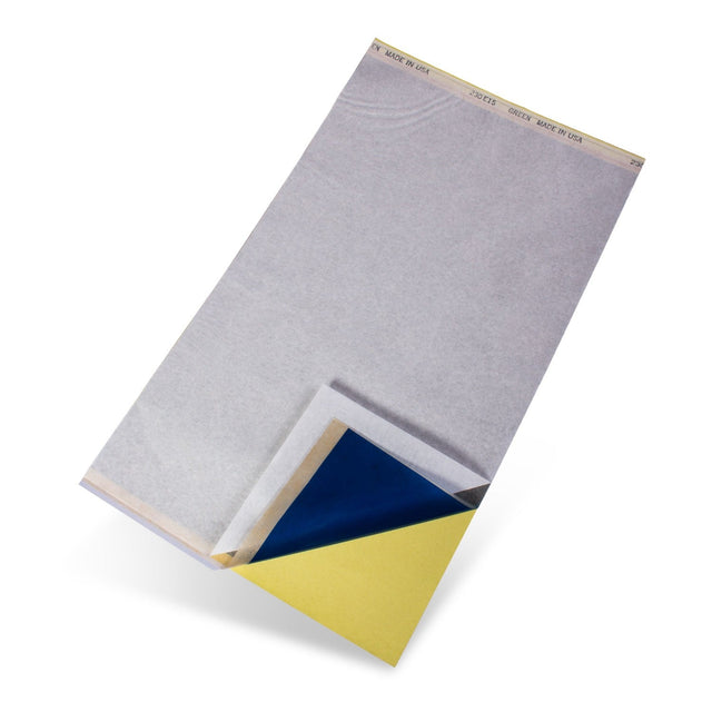 Papel verde de impresión térmica para plantillas Spirit Verde - A4 largo (21,6 x 35,6 cm) 100uds