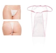 Tanga Mujer Balnco individual - Caja 100pcs