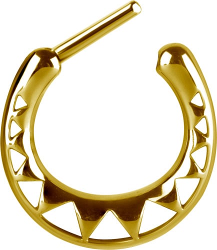 GD 316 SEPTUM CLICKERS AFRICAN PATTERN 1,2x8mm - mod. 1