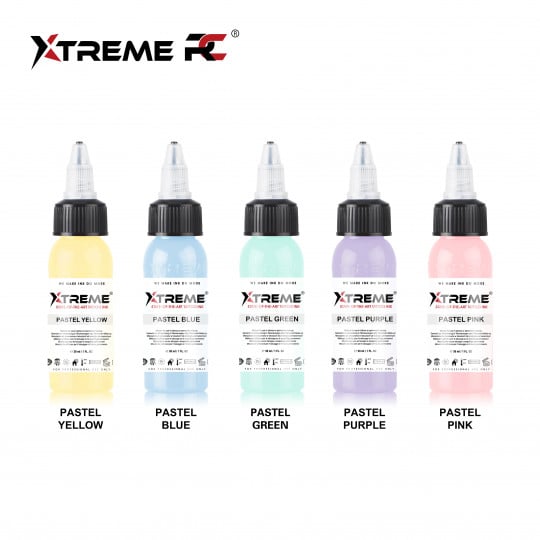 XTreme Ink 5x30ml - PASTEL SET