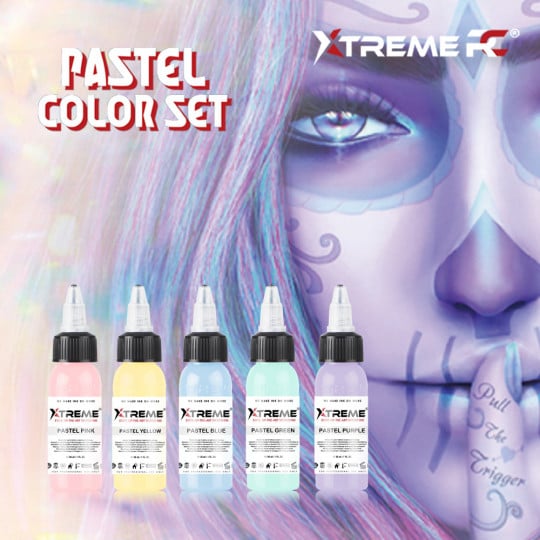 XTreme Ink 5x30ml - PASTEL SET