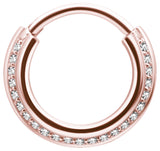 RG 316 TRIPLE SLANTED HINGED RING SET W. ZIRCONIA