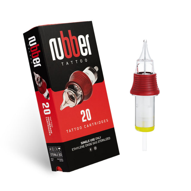 Cartuchos BodySupply Rubber Tattoo 11RS 20uds - Long Taper