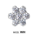 TT int MINI JEWELLED FLOWER DISC