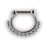 SS 316 SEPTUM CLICKERS SIDE BALL CHAIN