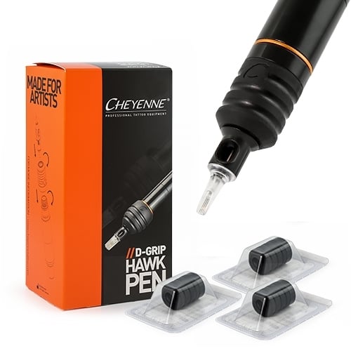 Caja con 6 Grip Desechables Cheyenne D-Grip Ergo One Inch