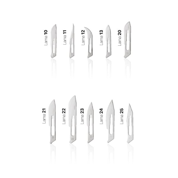 Cuchillas para bisturí 100pcs
