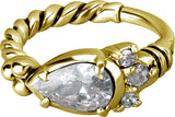 GD 316 HINGED RING W/ZIRCONIA mod.12