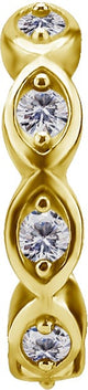 GD 316 HINGED RING SET with Jewels
