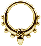 GD 316 HINGED CLICKER WITH ROPE AND SPIKE