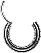 SS 316 HINGED CLICKER (3 ROWS SLANTED)