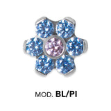 TT int MINI JEWELLED FLOWER DISC