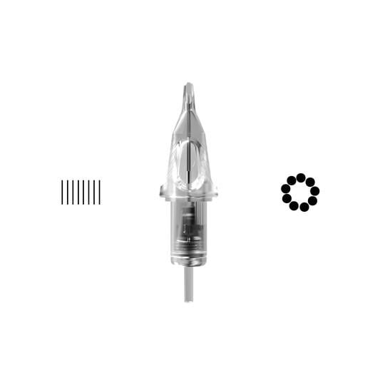 Cartuchos Transparent Craft Cheyenne 20uds - 09 Shader  0,30mm Long Taper