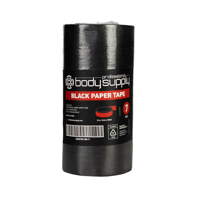 Cinta adhesiva de papel BodySupply 2cm x 20mt - 7uds