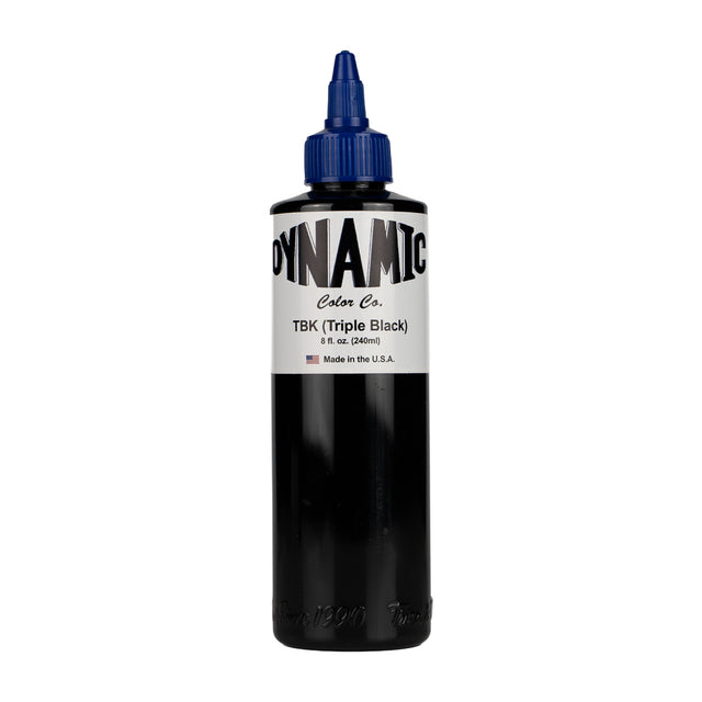 Tinta Dynamic Triple Black (TBK) 240ml - NO PARA USO EN PIEL HUMANA