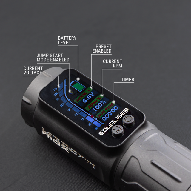 MÁQUINA INALÁMBRICA EQUALISER UNICORN MAX - NEGRA