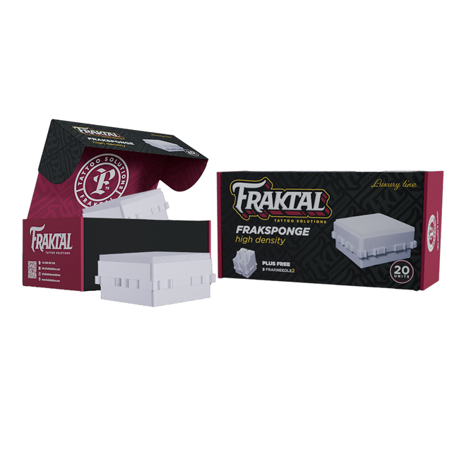Esponja para la limpieza de agujas FRAKTAL - FRAKSPONGE - 20 unidades