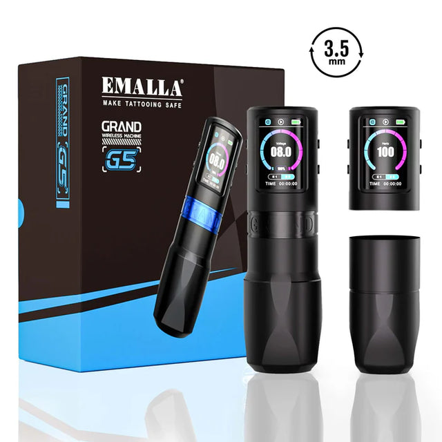 Pen inalámbrico de tatuaje GRAND G5 Emalla