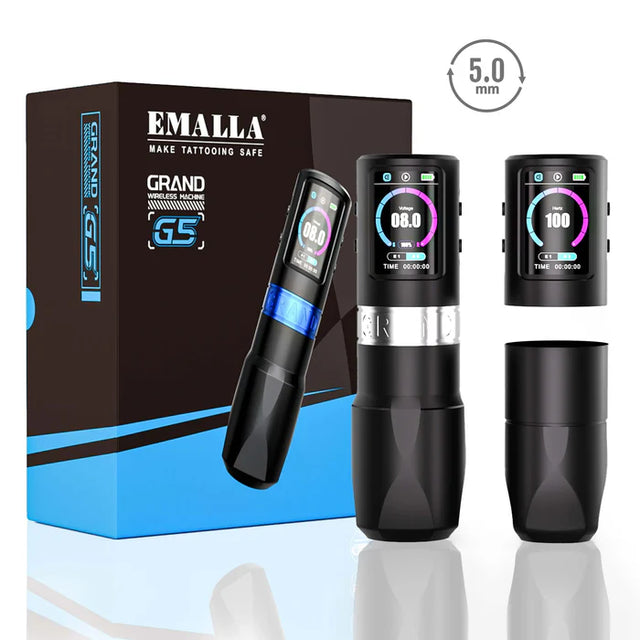 Pen inalámbrico de tatuaje GRAND G5 Emalla