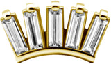 GD 316 int ATTACHMENT 1,2mm CUBIC ZIRCONIA mod. 34 - WH (8mm)