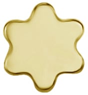GD TT int LABRETS PART FLOWER PLATE