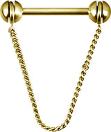 GD 316 NIPPLE CHAIN BARBELL MOD. A - 1,6x14mm balls 5mm