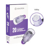 Cartuchos para Needling MiaOpera - 9 Agujas- 0,25mm - 2,5mm de longitud - 20uds