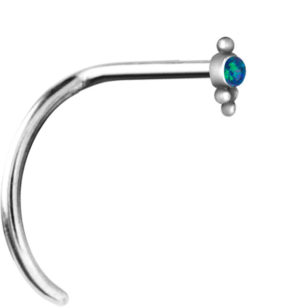 OPAL NOSESTUDS CURVED 0,8mm mod. 25