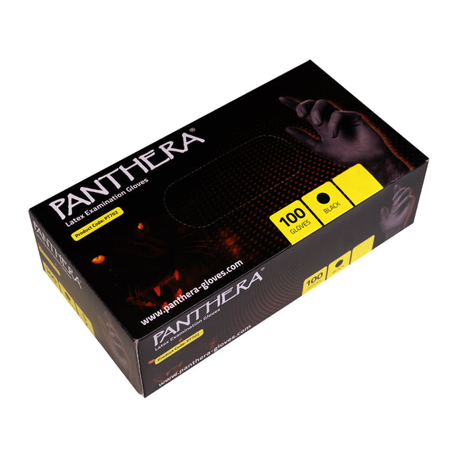 GUANTES EN LÁTEX NEGRO PANTHERA