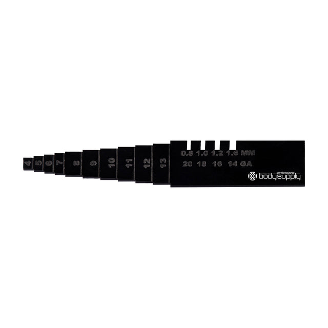 BODYSUPPLY PIERCING RING MEASURE TOOL - BLACK