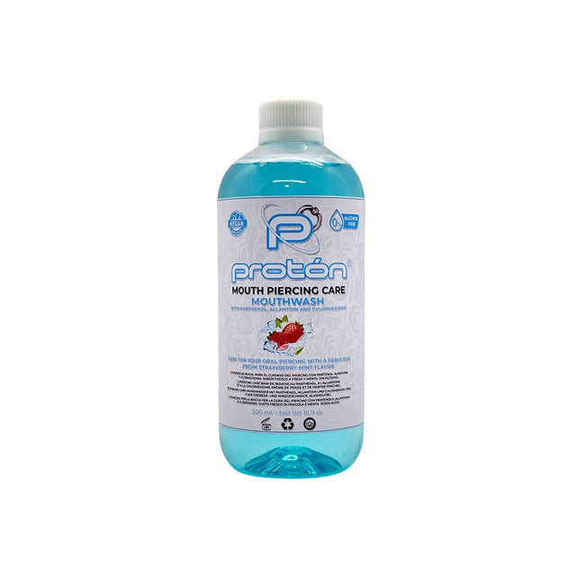 Cuidado de piercings bucales Proton - Enjuague bucal con clorhexidina (0,12 %) 500 ml