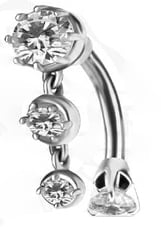 SS 316 UPPER DOUBLE BELLY BANANA SET 1,6mm mod. 06 - WH