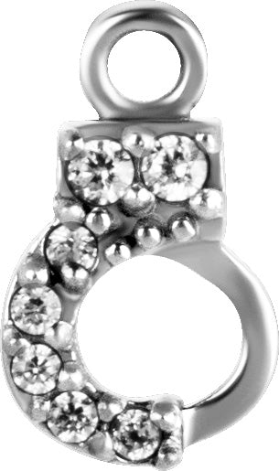 SS 316 CHARMS FOR SEGMENT RINGS - mod. 06