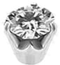SS 316 BALL WITH ROUND PREMIUM ZIRCONIA 1,6x4mm - WH